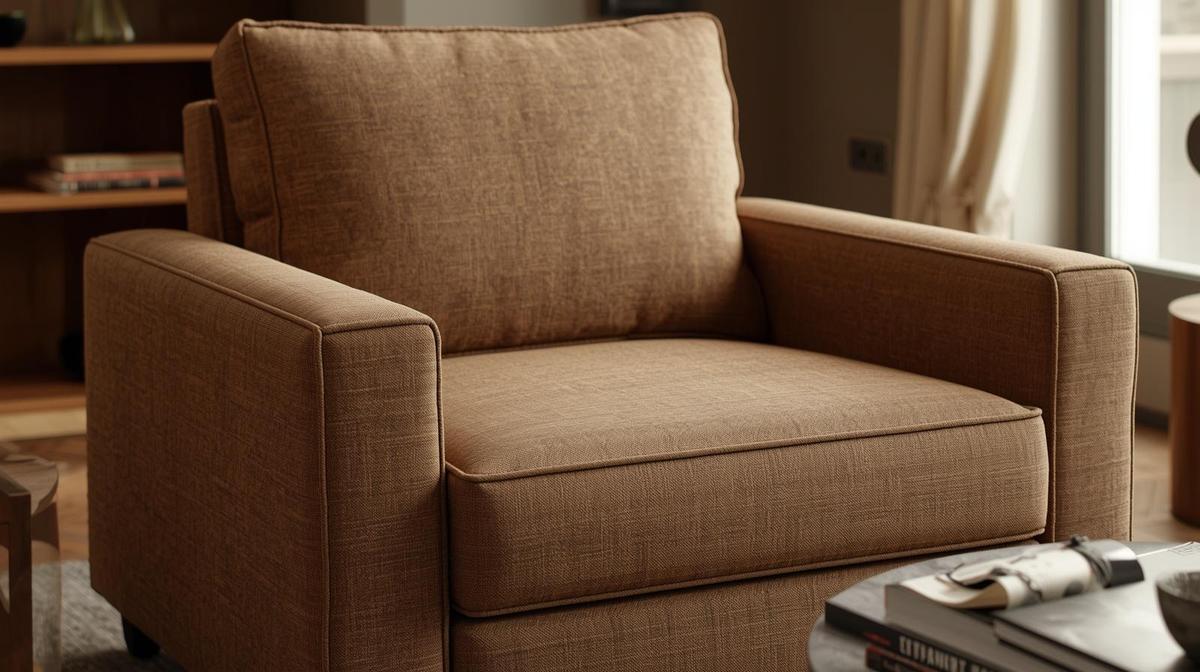 Elegant Foldable Wool Sofa Chair: Versatile Comfort